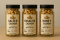 Crunchy Creamy Roasted Cashew Nuts - Tri-Pack